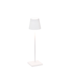 The white Poldina Pro Micro Cordless Lamp from Zafferano.