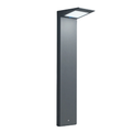 The dark gray Solar Outdoor LED Bollard from Zafferano.