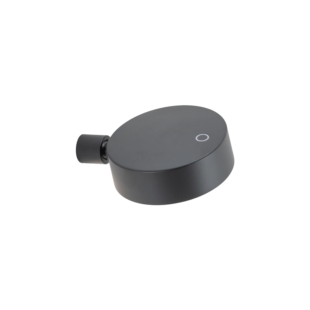 The black Super O Wall Spotlight Sconce from Zafferano.