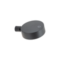 The black Super O Wall Spotlight Sconce from Zafferano.