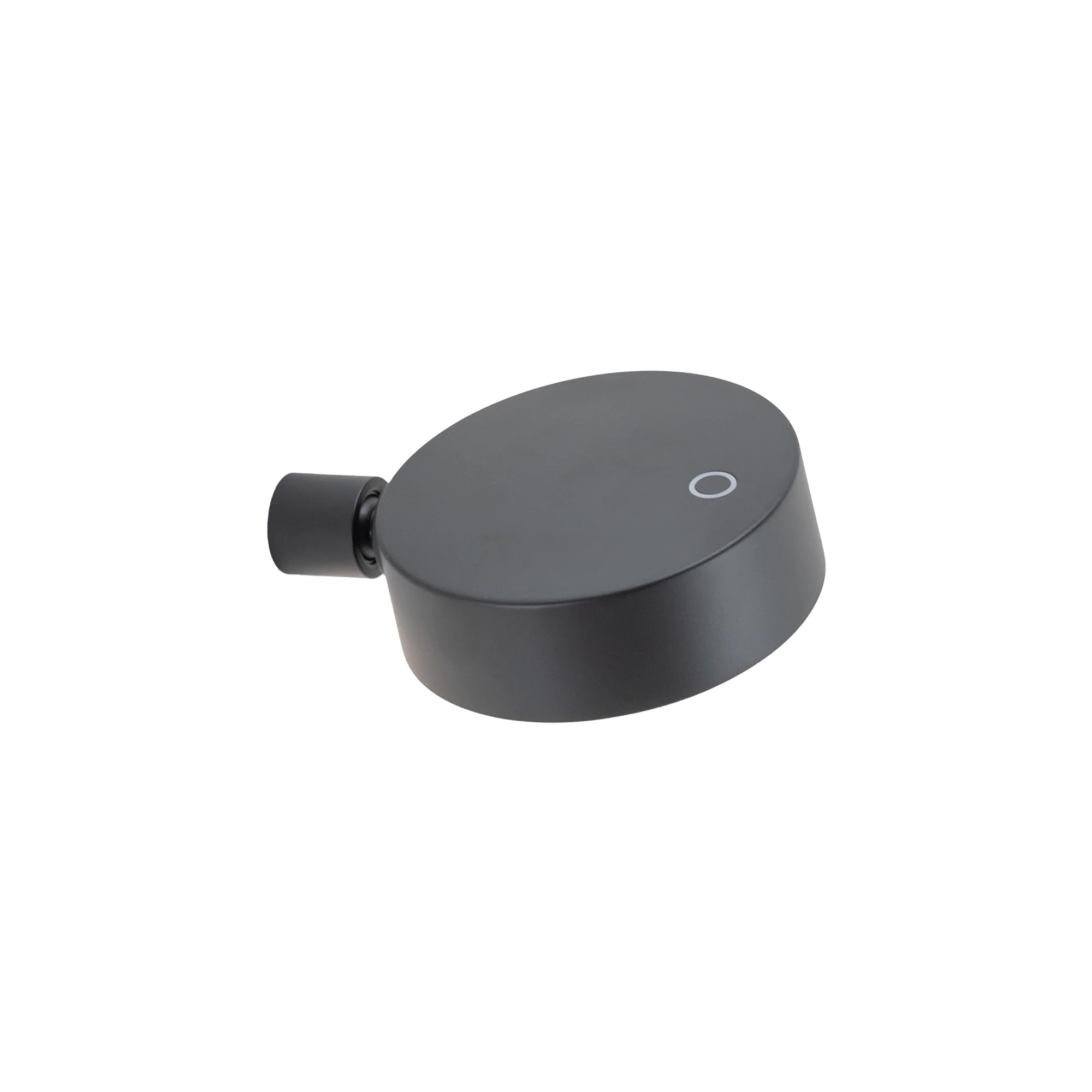 The black Super O Wall Spotlight Sconce from Zafferano.