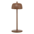 The rust Theta Pro Cordless Lamp from Zafferano.